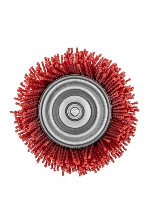 Щетка для дрели, 75 мм, Чашка, со шпилькой, нейлоновая щетина Denzel