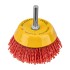 Щетка для дрели, 75 мм, Чашка, со шпилькой, нейлоновая щетина Denzel