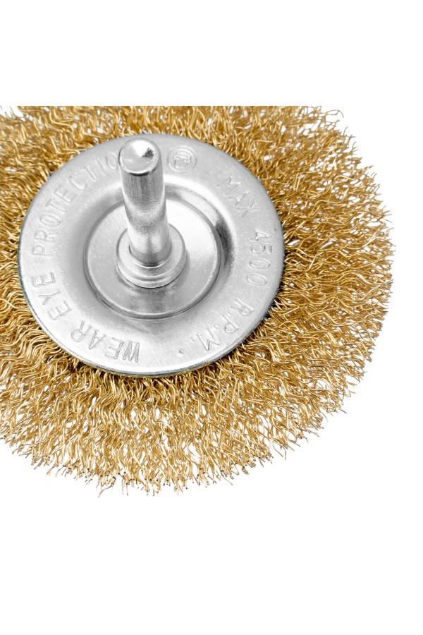 Набор щеток для дрели, 5 шт, 2 плоские, 50-75 мм, 3 