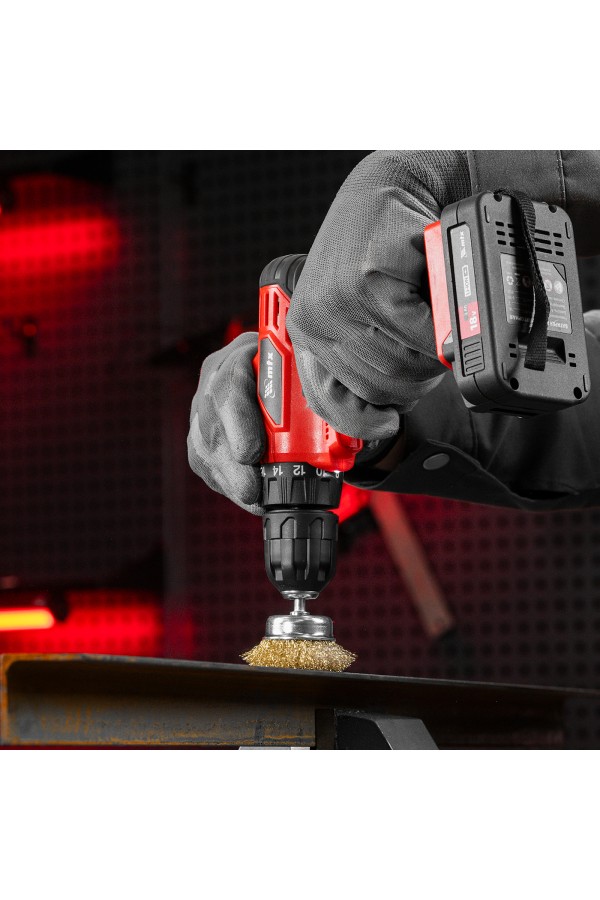 Набор щеток для дрели, 5 шт, 2 плоские, 50-75 мм, 3 