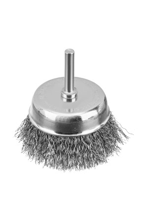 Набор щеток для дрели, 2 Плоские 50-75мм, 3 Чашки 25-50-75мм, шпилька,  нерж.вит. проволока Denzel