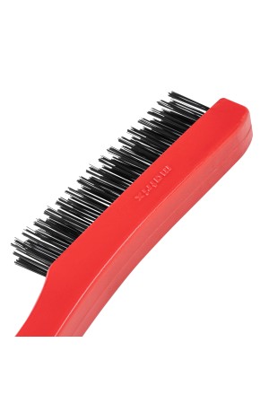 Щетка зачистная трехрядная, закаленная прямая проволока с пластиковой ручкой Matrix