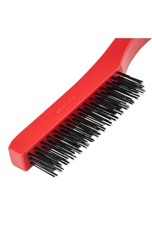 Щетка зачистная трехрядная, закаленная прямая проволока с пластиковой ручкой Matrix