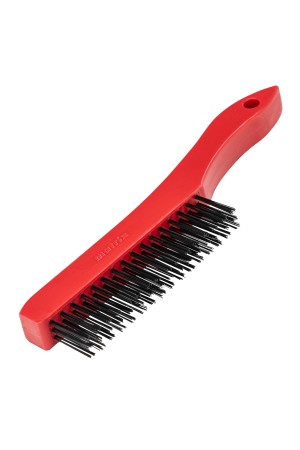 Щетка зачистная трехрядная, закаленная прямая проволока с пластиковой ручкой Matrix