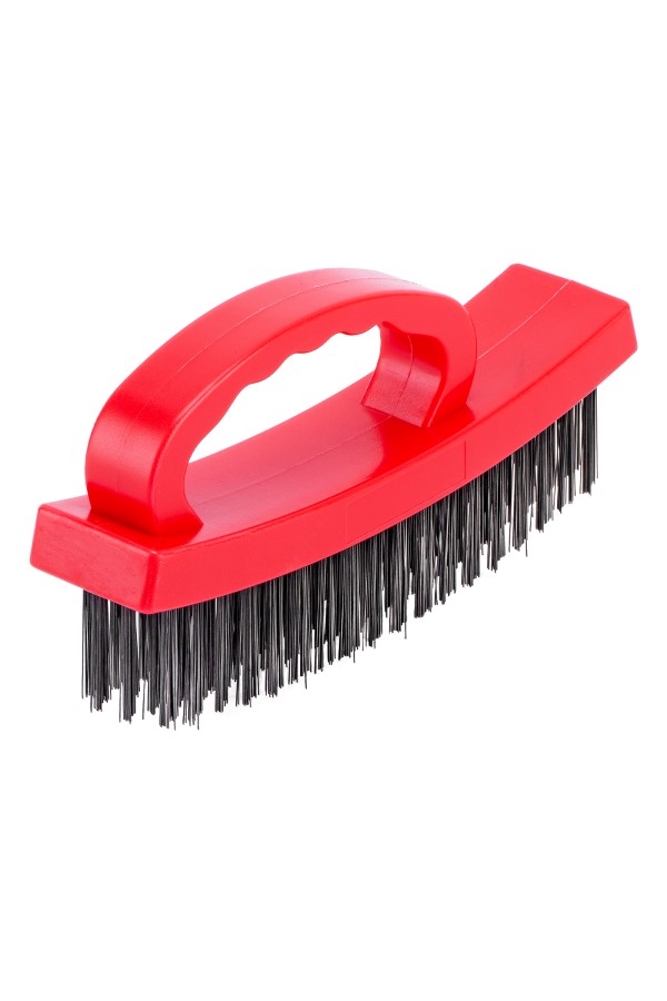 Щетка зачистная четырехрядная, плоская, пластиковая с рукояткой Matrix