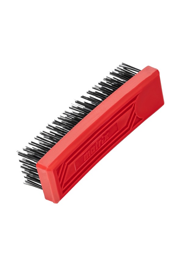 Щетка зачистная шестирядная, плоская, пластиковая Matrix