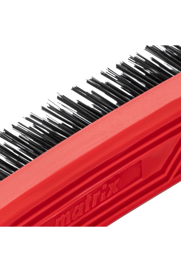 Щетка зачистная шестирядная, плоская, пластиковая Matrix