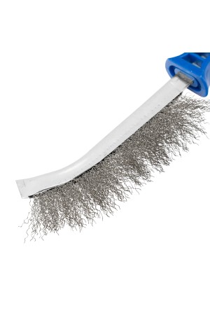 Щетка зачистная, металлическая с пластмассовой ручкой, нержавеющая проволока Барс