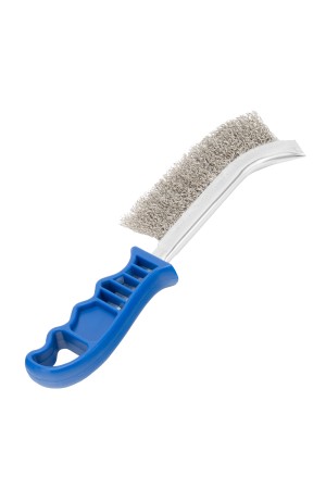 Щетка зачистная, металлическая с пластмассовой ручкой, нержавеющая проволока Барс