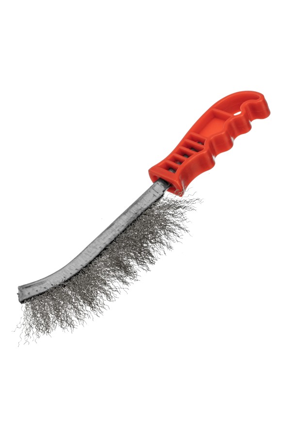 Щетка металлическая фосфатированная, пластиковая ручка Matrix