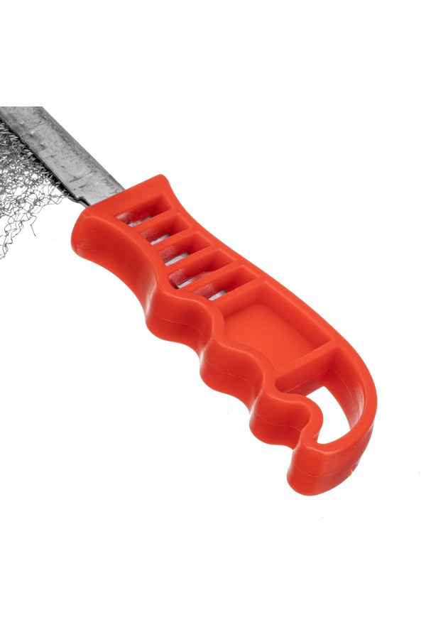 Щетка металлическая фосфатированная, пластиковая ручка Matrix