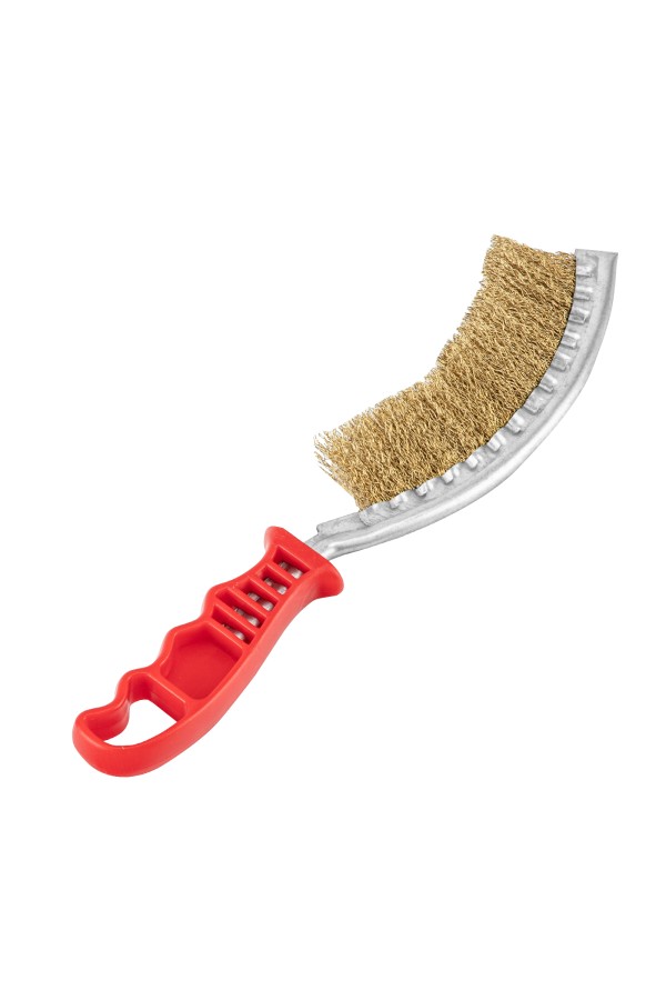 Щетка металлическая изогнутая, пластиковая ручка Matrix