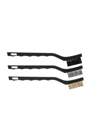 Набор щеток, 3 шт, металлические с пластмассовой ручкой, малые Matrix