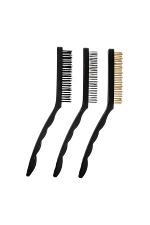 Набор щеток, 3 шт, металлические с пластмассовой ручкой, большие Matrix