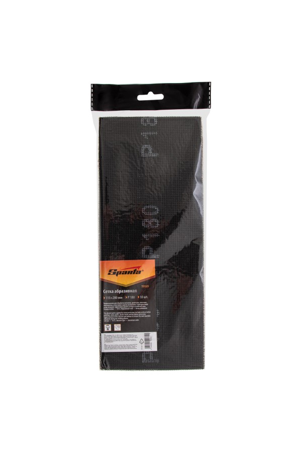 Сетка абразивная, P 180, 115 х 280 мм, 10 шт Sparta