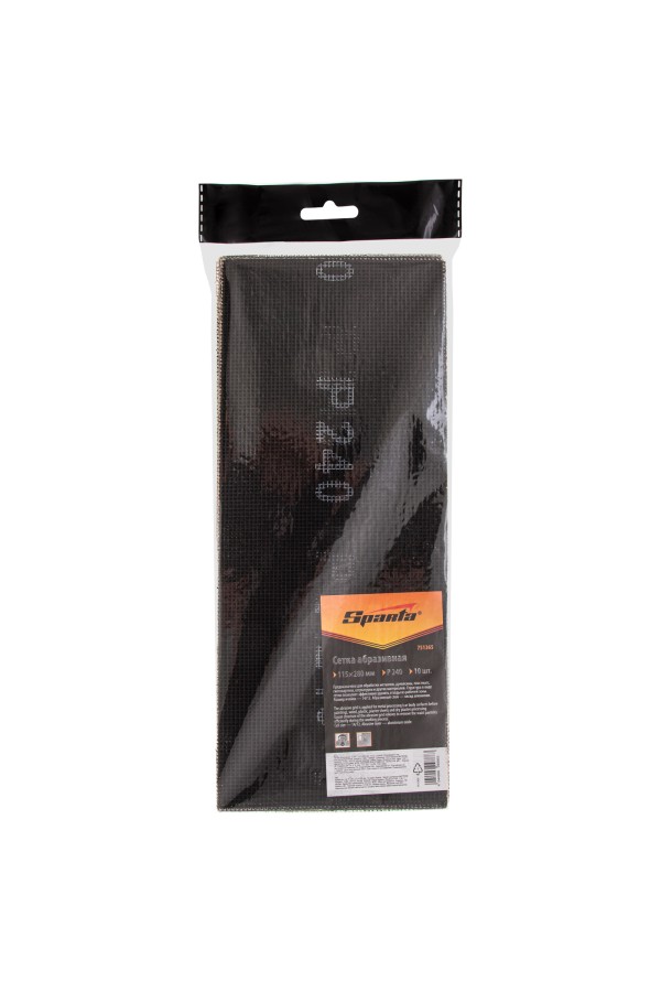 Сетка абразивная, P 240, 115 х 280 мм, 10 шт Sparta