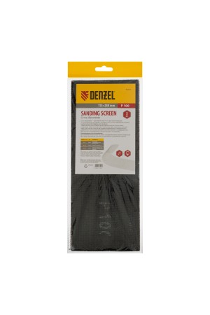 Сетка абразивная, P 100, 115 х 280 мм, 5 шт Denzel