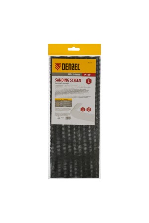 Сетка абразивная, P 180, 115 х 280 мм, 5 шт Denzel