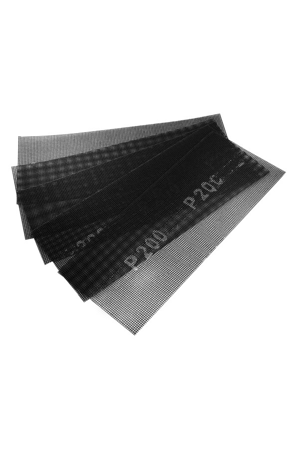 Сетка абразивная, P 200, 115 х 280 мм, 5 шт Denzel