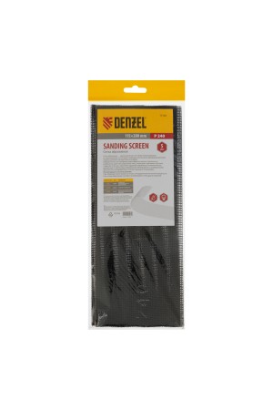 Сетка абразивная, P 240, 115 х 280 мм, 5 шт Denzel
