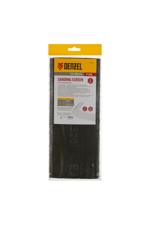Сетка абразивная, P 320, 115 х 280 мм, 5 шт Denzel