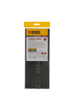 Сетка абразивная, P 600, 115 х 280 мм, 5 шт Denzel