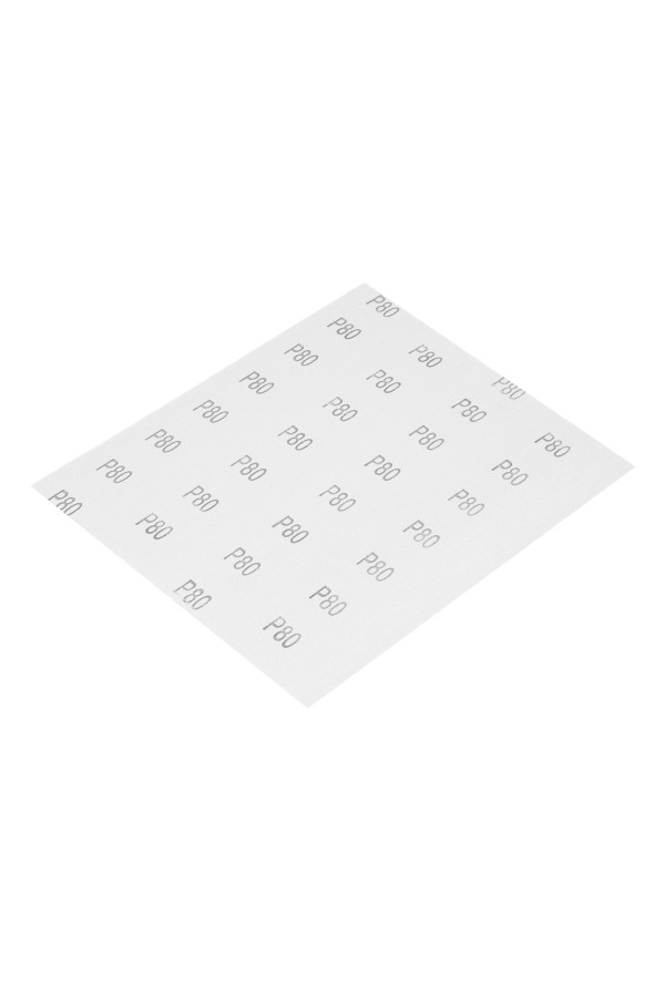 Шлифлист на тканевой основе, P 80, 230 х 280 мм, 10 шт, влагостойкий Сибртех