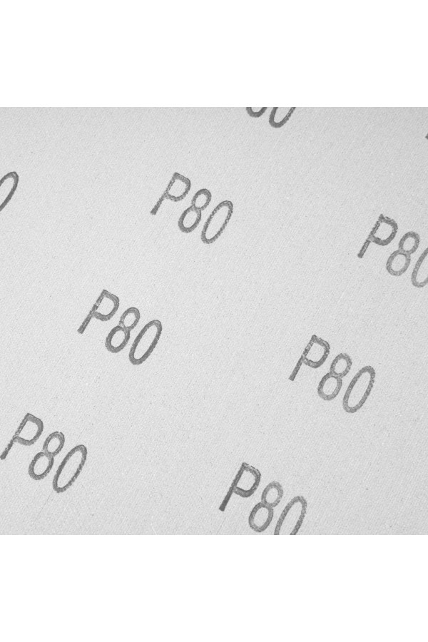 Шлифлист на тканевой основе, P 80, 230 х 280 мм, 10 шт, влагостойкий Сибртех