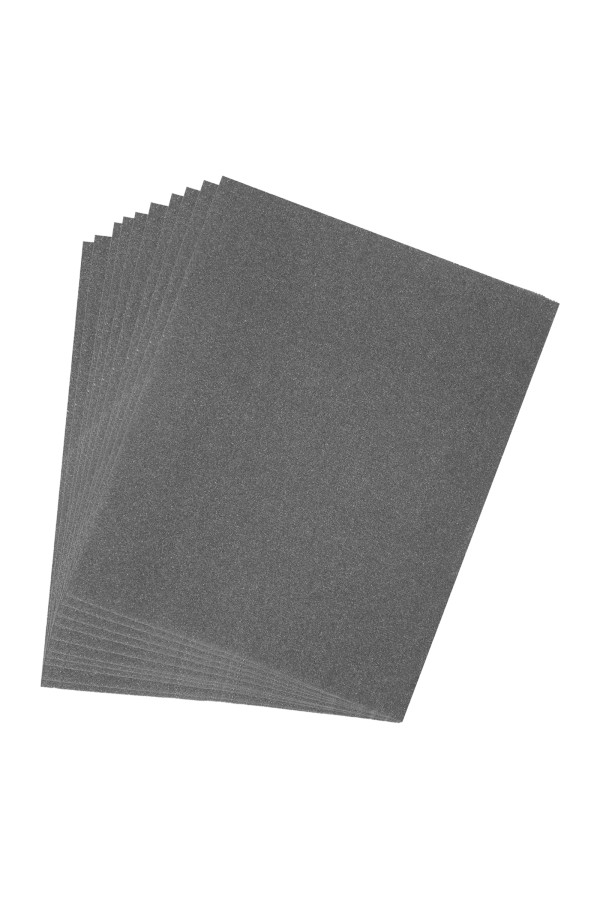 Шлифлист на тканевой основе, P 80, 230 х 280 мм, 10 шт, влагостойкий Сибртех