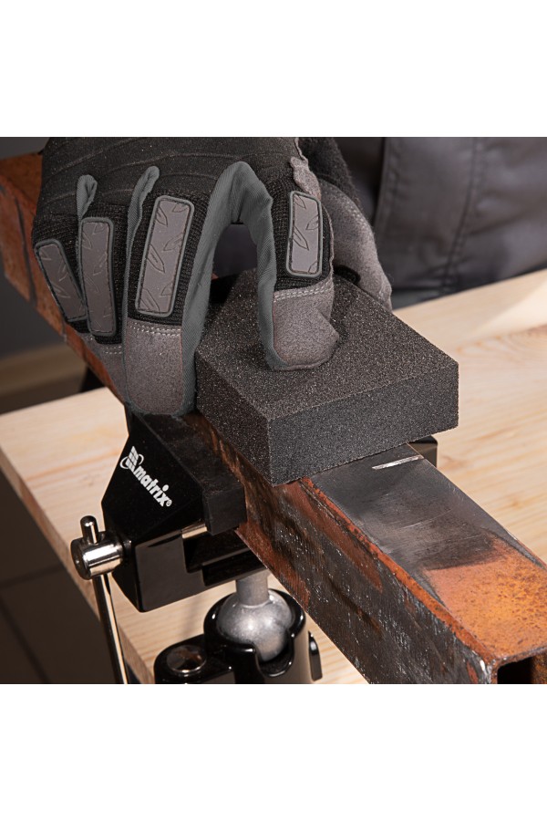 Губка для шлифования, 100 х 70 х 25 мм, мягкая, P 60 Matrix