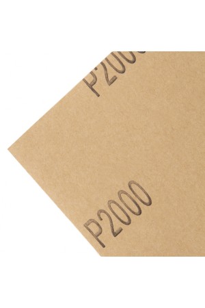 Шлифлист на бумажной основе, P 2000, 115 х 280 мм, 5 шт, водостойкий Matrix