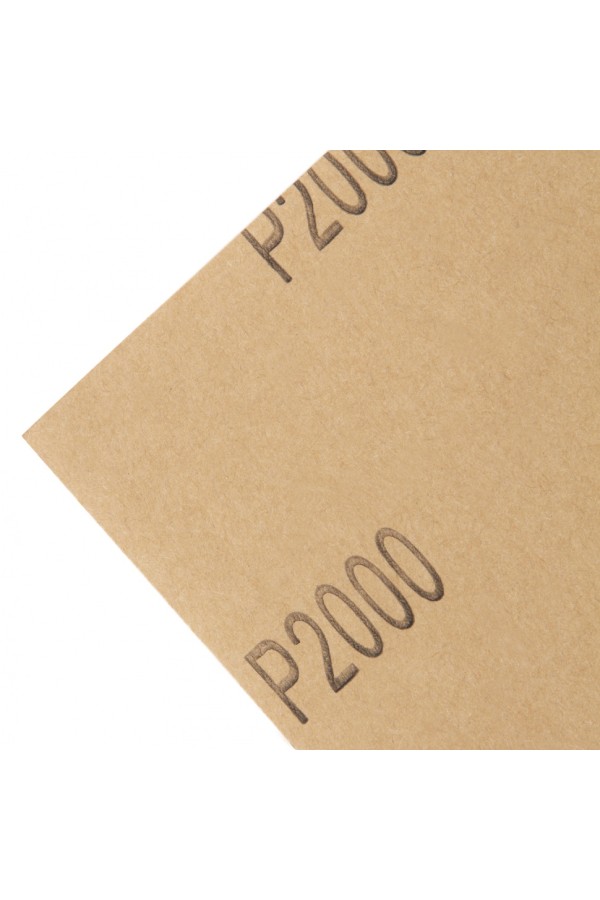 Шлифлист на бумажной основе, P 2000, 115 х 280 мм, 5 шт, водостойкий Matrix