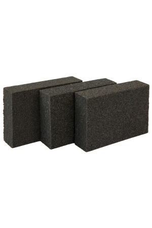 Губка для шлифования, 100 х 70 х 25 мм, средняя жестк, 3 шт, P 60/80, P 60/100, P 80/120 Matrix