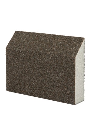 Губка для шлифования, 120 х 90 х 25 мм, трапеция, мягкая, P 80 Matrix