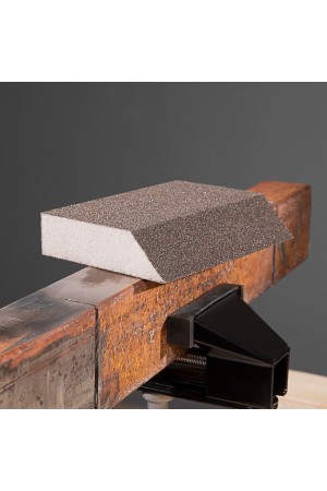 Губка для шлифования, 120 х 90 х 25 мм, трапеция, мягкая, P 100 Matrix