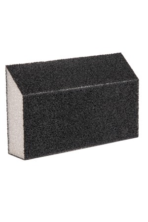 Губка для шлифования, 125 х 75 х 25 мм, трапеция, средняя жесткость, P 100 Сибртех