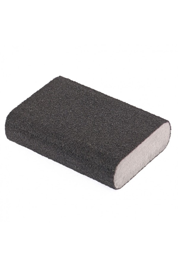 Губка для шлифования, 100 х 70 х 25 мм, овал, твердая, P 80 Matrix