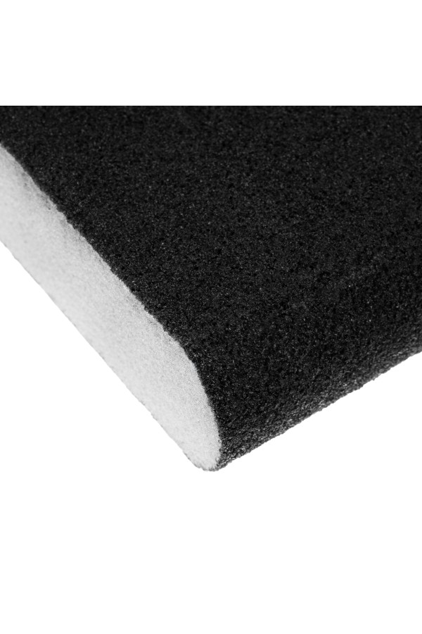 Губка для шлифования, 100 х 70 х 25 мм, овал, Средняя жесткость, P 100 Сибртех