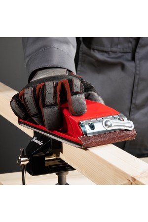 Брусок для шлифования, 160 х 85 мм, пластиковый с зажимами Matrix