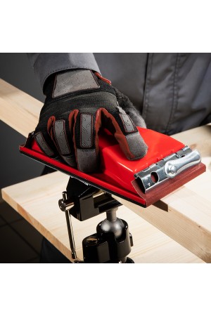 Брусок для шлифования, 210 х 105 мм, пластиковый с зажимами Matrix