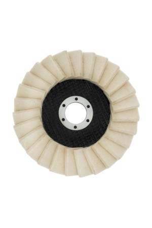 Круг полировальный лепестковый из натурального войлока 125 х 22.2 мм Matrix