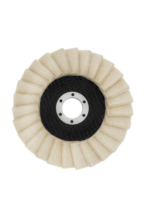 Круг полировальный лепестковый из натурального войлока 125 х 22.2 мм Matrix