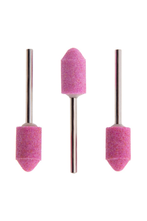 Шарошка абразивная, конус, 10 x 18 x 3 мм, F80.3 шт Matrix