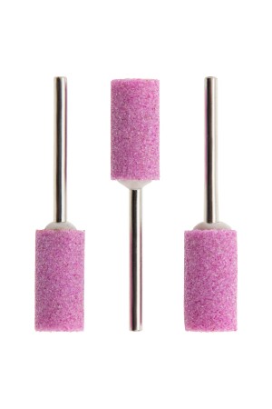 Шарошка абразивная, цилиндр, 10 x 20 x 3 мм, F80, 3 шт Matrix