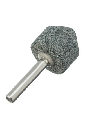 Шарошка абразивная, конус, для дрели, 25 x 25 мм, хвостовик d6 мм, 63С Denzel