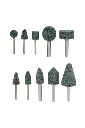 Набор шарошек для дрели (ПШМ), 10 шт Denzel