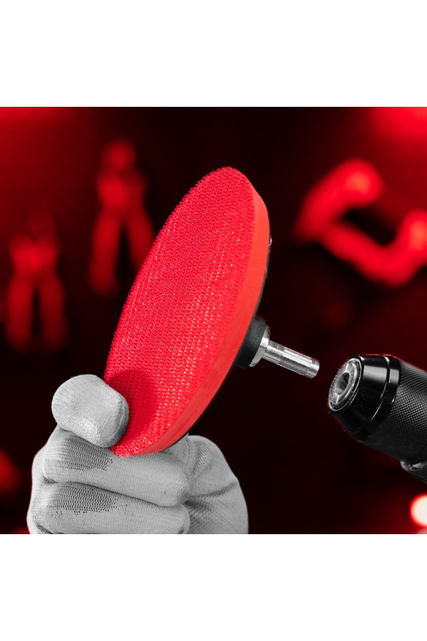 Насадка для дрели и УШМ с липучкой, 125 мм Matrix