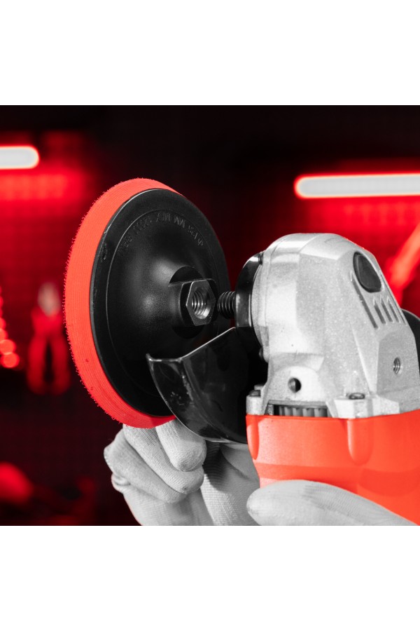 Насадка для дрели и УШМ с липучкой, 125 мм Matrix