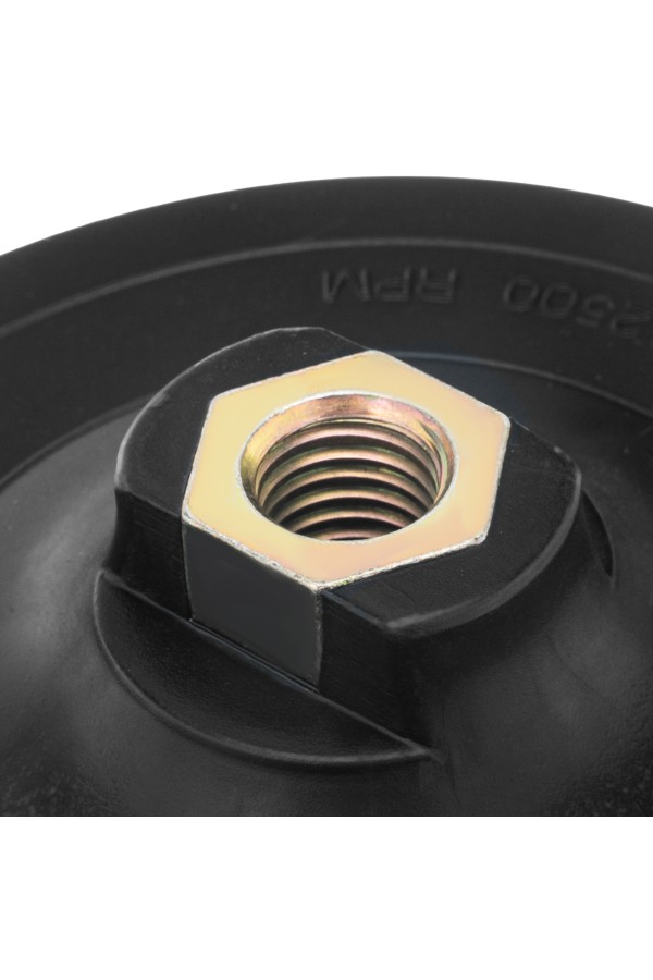 Насадка для дрели и УШМ с липучкой, 115 мм, твердая Matrix