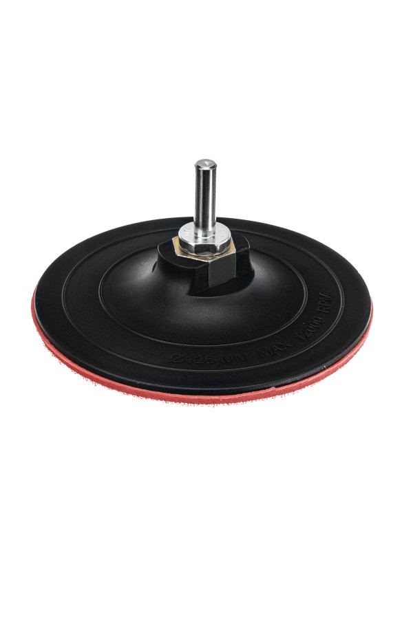 Насадка для дрели и УШМ с липучкой, 125 мм, твердая Matrix